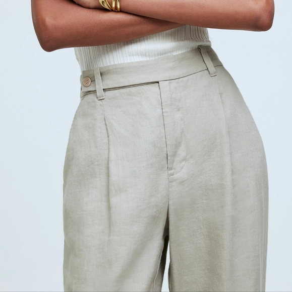NWT Madewell Women The Harlow Wide-Leg Pants Size 8T - Picture 4 of 13